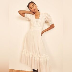 Reformation Betsie Dress || Ivory